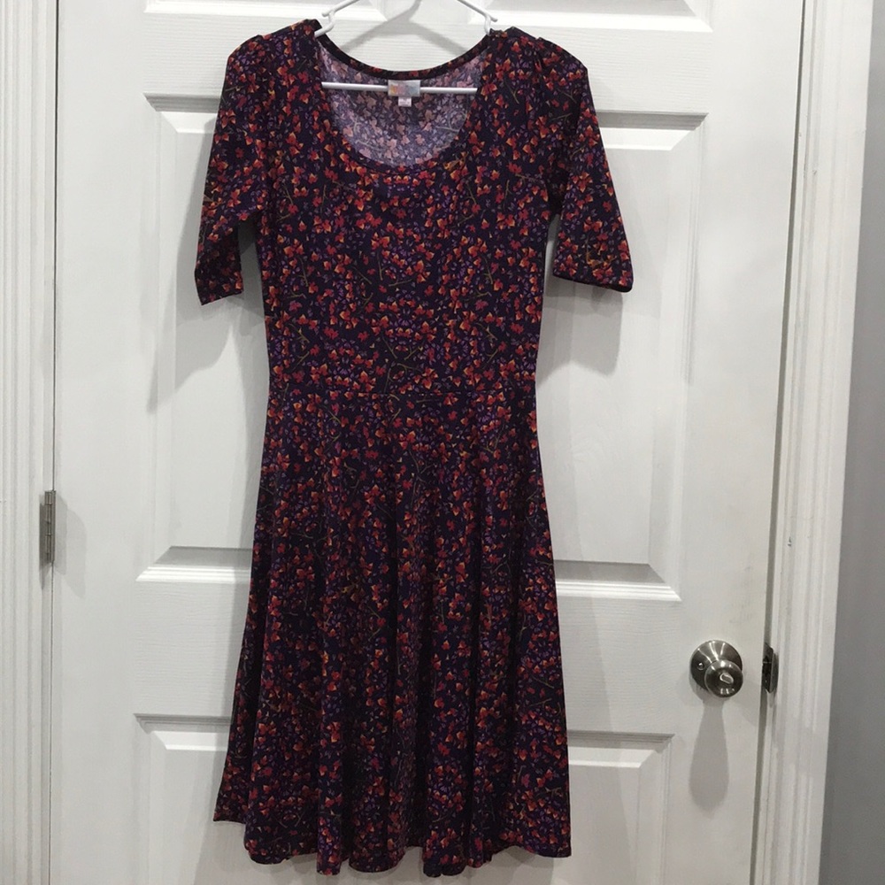 LuLaRoe Nicole Dress - Floral Print
